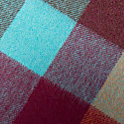 Kinalba Oban Rich Autumn Block Cashmere Scarf In Cashmere