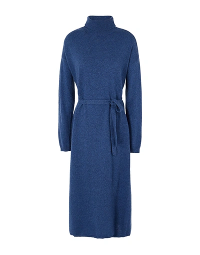 Shop 8 By Yoox Midi Dresses In Slate Blue