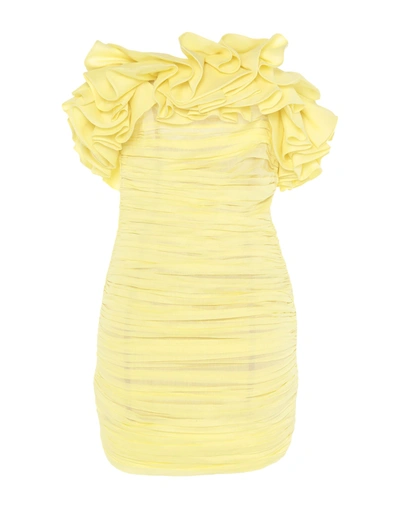 Shop Nervi Short Dresses In Yellow