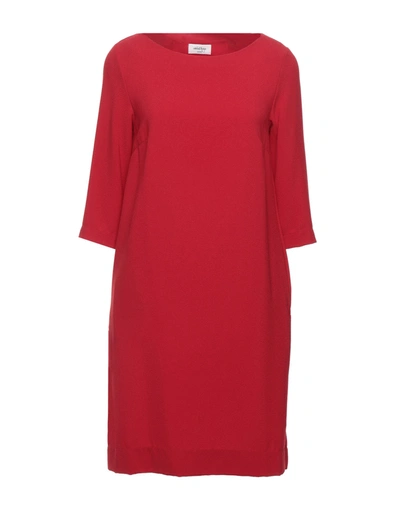 Shop Ottod'ame Woman Short Dress Red Size 2 Polyester, Elastane