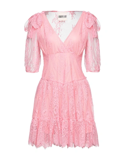Shop Aniye By Woman Mini Dress Pink Size L Polyamide, Cotton