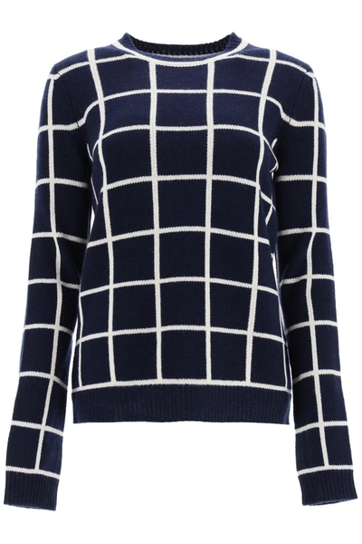 Shop Gabriela Hearst Checkered Print Jumper In Multi