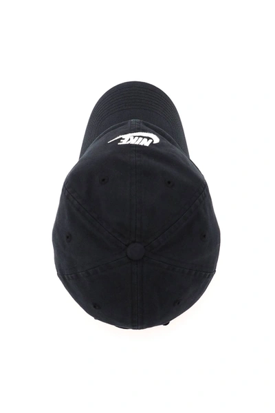 Shop Nike Heritage86 Futura Washed Baseball Cap In Black