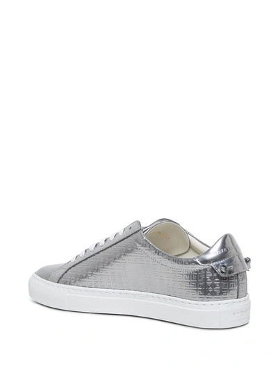 Shop Givenchy Urban Street Metallic Sneakers In 4g Leather