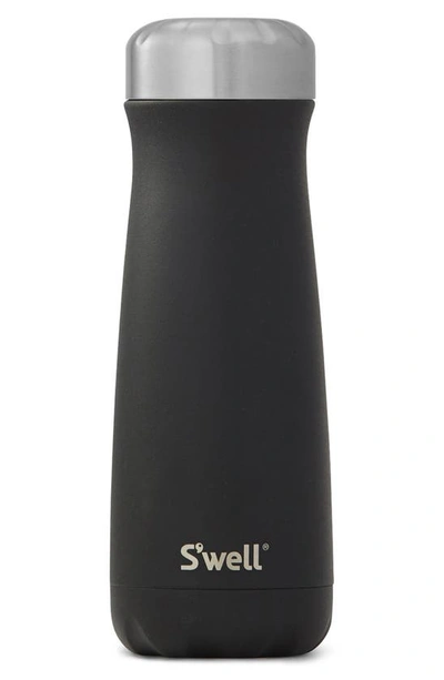 Shop S'well Traveler 20-ounce Insulated Stainless Steel Bottle In Onyx