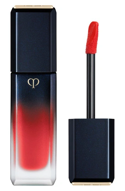Shop Clé De Peau Beauté Radiant Liquid Rouge Matte Lipstick In Silk Kimono