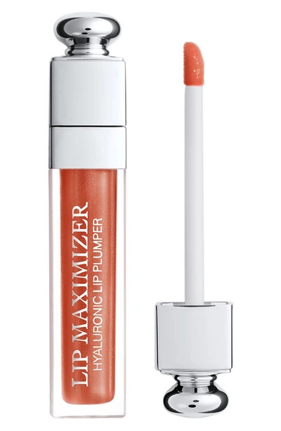 Shop Dior Addict Lip Maximizer Plumping Lip Gloss In 023 Shimmer Bronze/ Glow