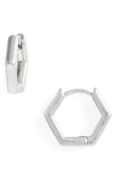 Madewell on sale hexagon earrings