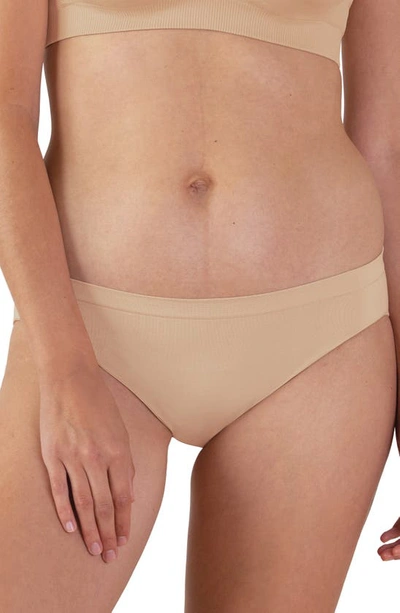 Shop Bravado Designs Mid Rise Seamless Panties In Butterscotch
