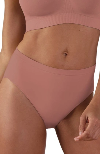 Shop Bravado Designs High Waist Seamless Panties In Roseclay
