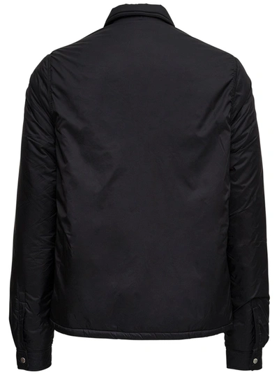 Shop Drkshdw Snapfront Black Nylon Jacket