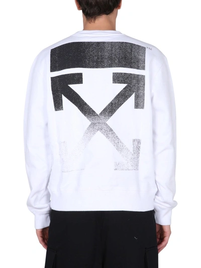 Shop Off-white "arrow Degrade" Sweatshirt In White