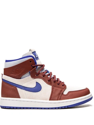 Shop Jordan Air  1 Zoom Cmft "redstone" Sneakers