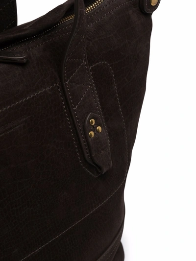 Shop Jérôme Dreyfuss Zipped Top-handle Tote In Black