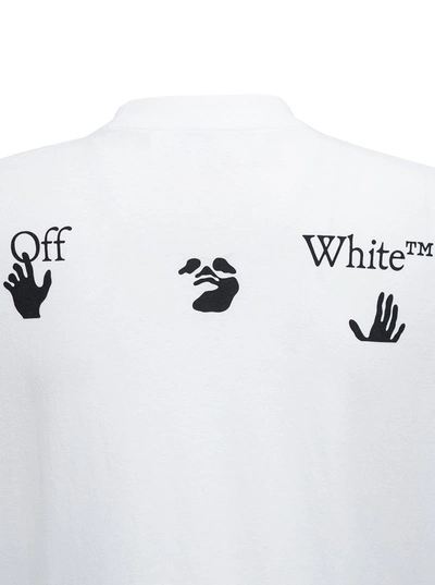 Shop Off-white White Hand Ow Jersey T-shirt