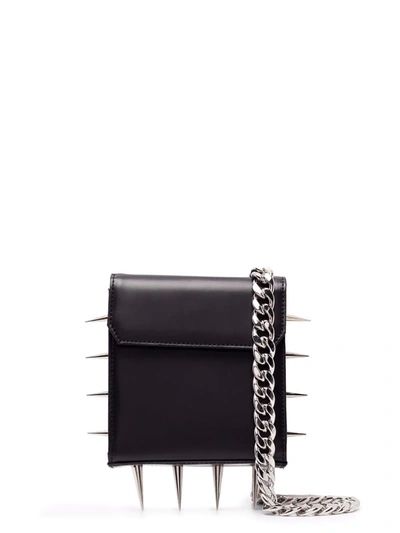 Shop Junya Watanabe Spike-studded Leather Tote Bag In Black