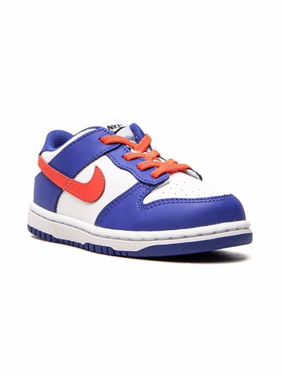 Shop Nike Dunk Low "game Royal/crimson" Sneakers In White