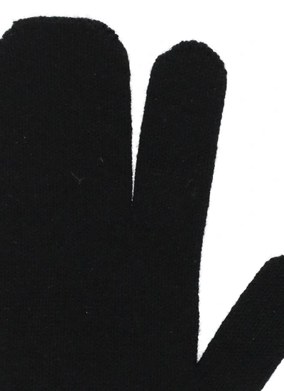 Wool gloves Louis Vuitton Black size M International in Wool - 35332382