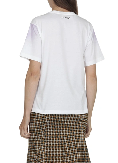 Shop Marni T-shirts And Polos In Prune Violet