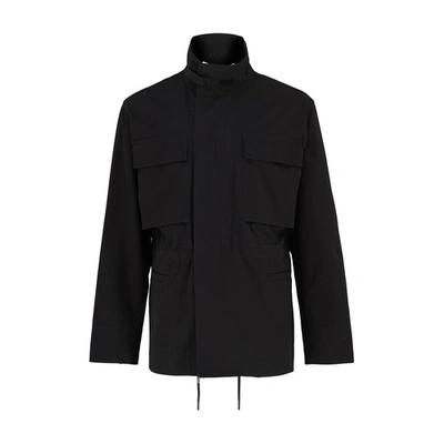 Shop Off-white Arrow Field Jacket In Black Blac