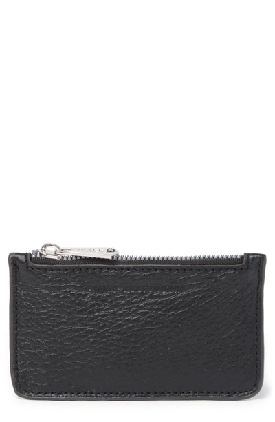 Shop Aimee Kestenberg Melbourne Leather Wallet In Black W/ Silver