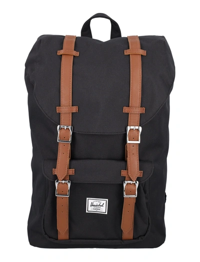 Shop Herschel Supply Co Herschel Little America Mid Backpack In Black