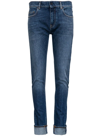 Shop Pence Five Pockets Blue Denim Jeans