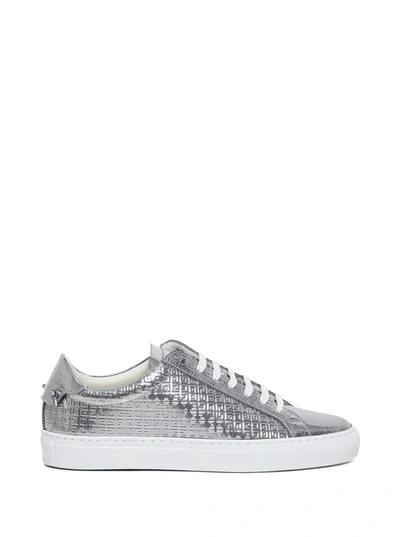 Shop Givenchy Urban Street Metallic Sneakers In 4g Leather