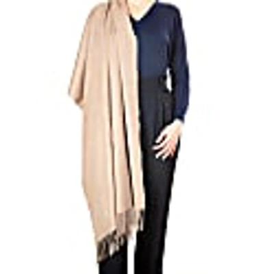 Kinalba Callan Fawn Cashmere Stole In Cashmere