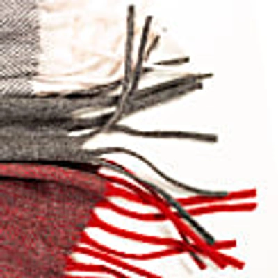 Kinalba Callan Red Reiver Cashmere Stole In Cashmere