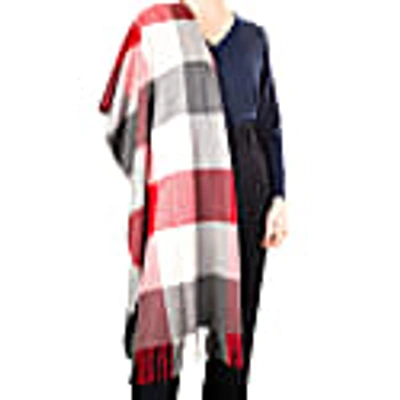 Kinalba Callan Red Reiver Cashmere Stole In Cashmere