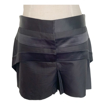 Pre-owned Givenchy Wool Shorts In Black