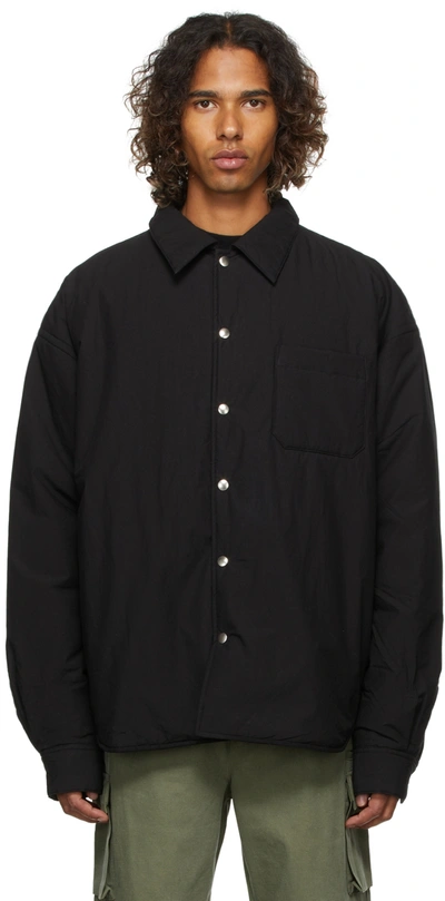 Shop John Elliott Scout Overshirt Jacket In Black
