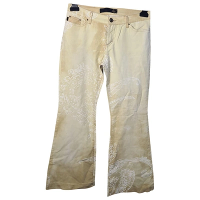 Pre-owned Just Cavalli Jeans In Beige