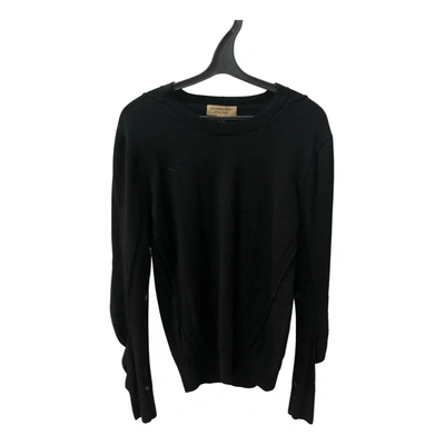 Pre-owned Burberry Wool Knitwear & Sweatshirt In Black
