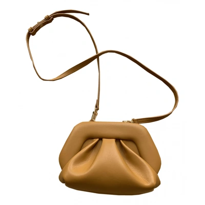 Pre-owned Themoirã¨ Vegan Leather Handbag In Camel