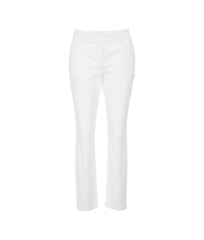 Shop Jacob Cohen Women's White Other Materials Pants