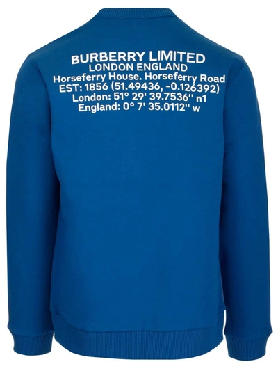 Shop Burberry Men's Blue Other Materials Sweatshirt