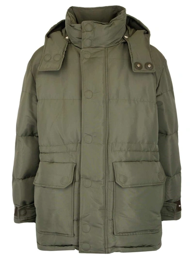 Shop Alexander Mcqueen Men's Green Other Materials Coat