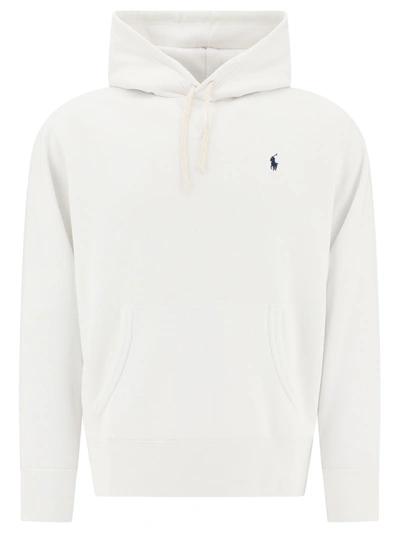 Shop Polo Ralph Lauren "pony" Hoodie In White