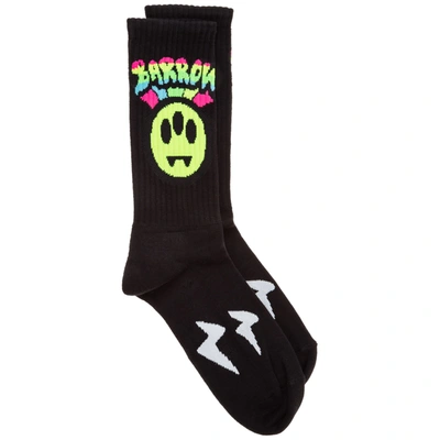 Shop Barrow Men's Socks In Black