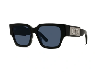 Cd Su Square-frame Acetate And Silver-tone Sunglasses In Blue