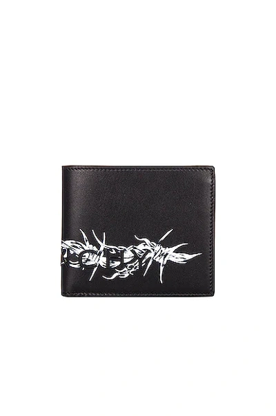 Shop Givenchy Barbed Wire Wallet In Black