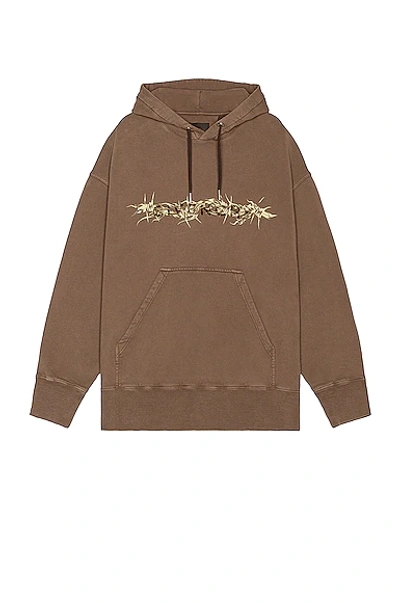 Shop Givenchy Oversized Hoodie In Chocolate
