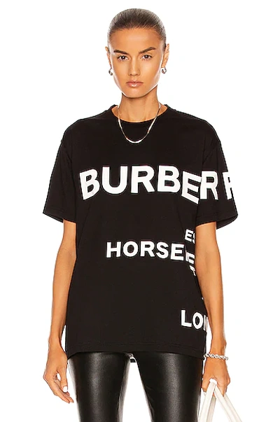 Shop Burberry Carrick T Shirt In Black