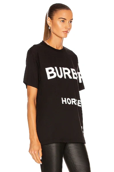 Shop Burberry Carrick T Shirt In Black