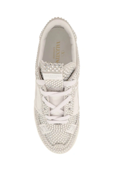 Shop Valentino Garavani Vl7n Sneakers With Crystals In Mixed Colours