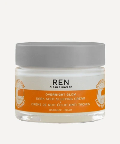 Shop Ren Clean Skincare Overnight Glow Dark Spot Sleeping Cream 50ml