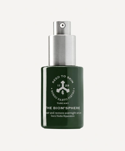 Seed To Skin The Biom'sphere Repair And Restore Overnight Serum 30ml