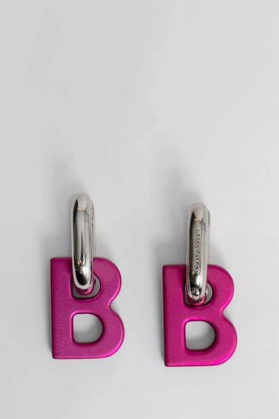 Shop Balenciaga Earrings In Pink